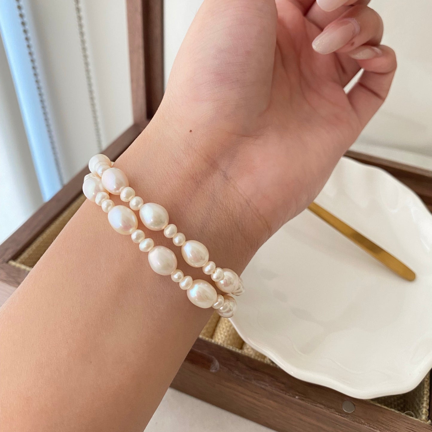 Natural Baroque Pearl Bracelet - Modingo Modingo