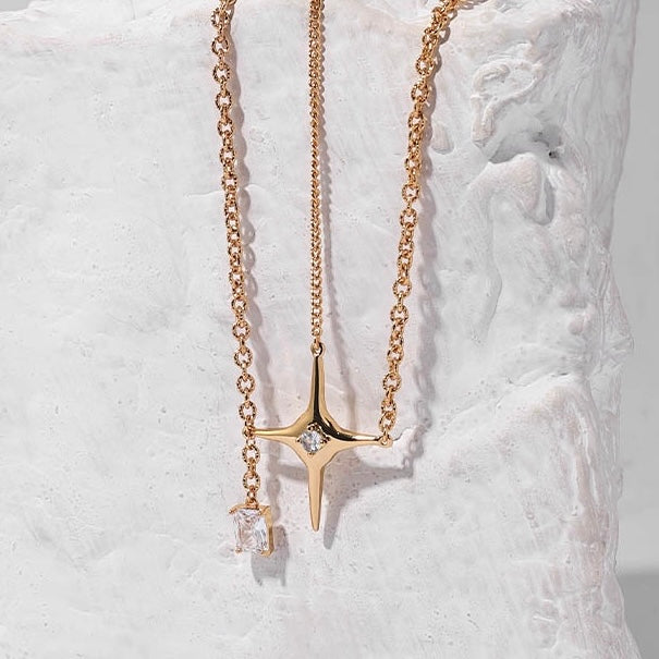 Starburst Zircon Necklace - Modingo Modingo