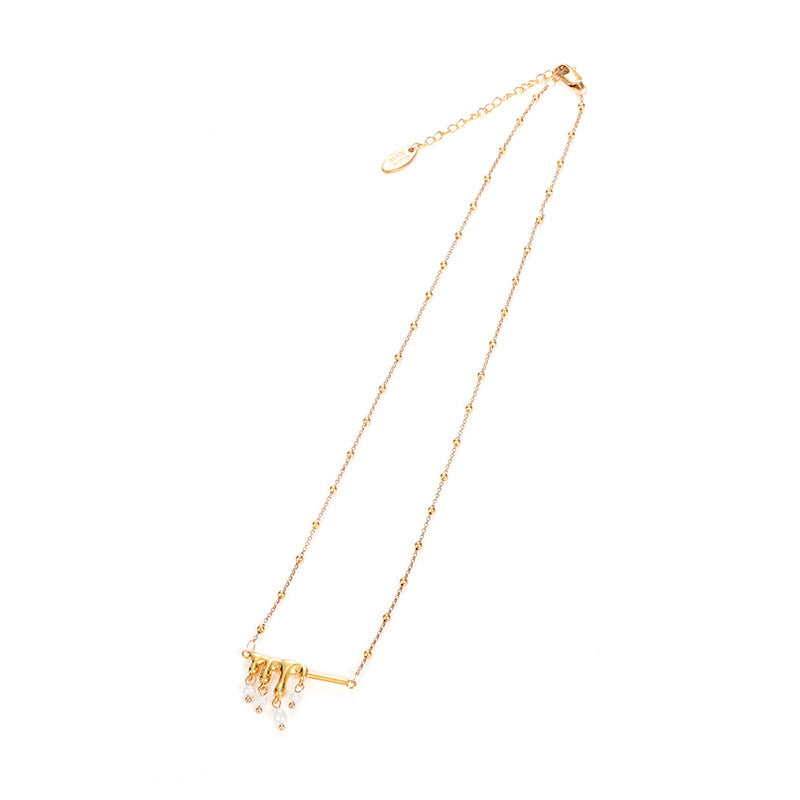 Irregular Pearl Pendant Necklace - Modingo Modingo