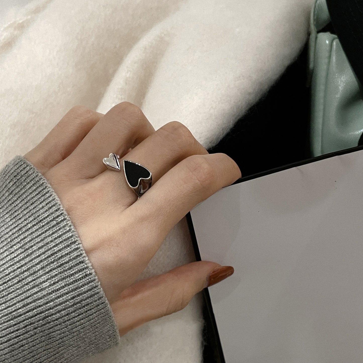 Black Heart Ring - Modingo Modingo